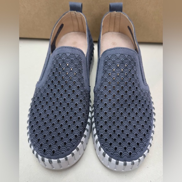 ILSE JACOBSEN Tulip 140 Flats Powder Blue Size 36 - Picture 5 of 11